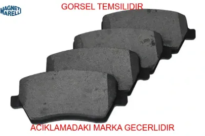 Fren balatası ön mıcra k12 03- note 06- clıo ııı 05- modus 04- duster 10- logan 04- dokker 12- magnetı marellı 323700001900/ 41060ax625/ wva23973/ 410608481r resmi