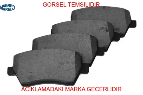 Fren balatası ön mıcra k12 03- note 06- clıo ııı 05- modus 04- duster 10- logan 04- dokker 12- magnetı marellı 323700001900/ 41060ax625/ wva23973/ 410608481r resmi