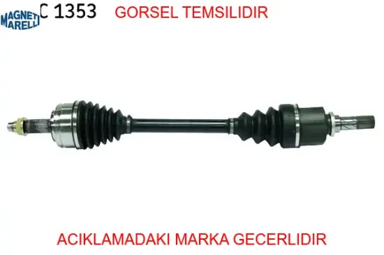 Aks sol 2.3 m9t mster ııı magnetı marellı 359002501170/ 391012360r resmi