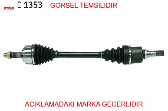 Aks komple sol abs siz master ııı 2.3 m9t 391012675r/ 8200842365/ 391017007r resmi