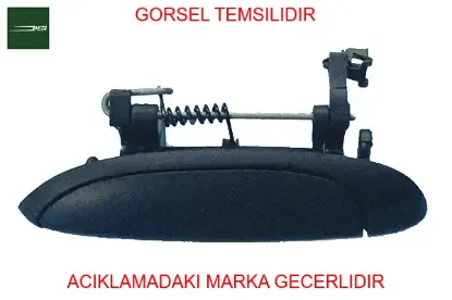 Clio/d.logan kapı iç açma kolu sağ siyah mıta 7700434718 resmi