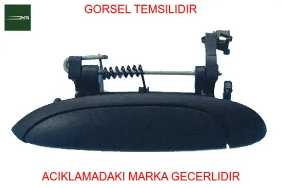 Clio/d.logan kapı iç açma kolu sağ siyah mıta 7700434718 resmi