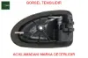 Megane kapı iç açma kolu sol siyah mıta 8200028994 resmi