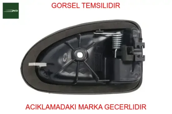 Megane kapı iç açma kolu sol siyah mıta 8200028994 resmi