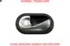 Megane 2 kapı iç açma kolu sol krom mıta 8200174075 resmi
