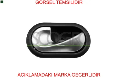 Megane 2 kapı iç açma kolu sol krom mıta 8200174075 resmi