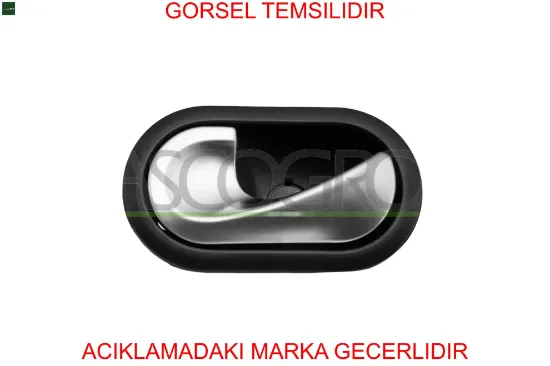 Megane 2 kapı iç açma kolu sol krom mıta 8200174075 resmi