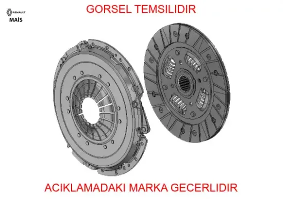 Debriyaj seti rulmansız renault master ıv 19 2.3 dci maıs 302059977r/ 302103398r resmi