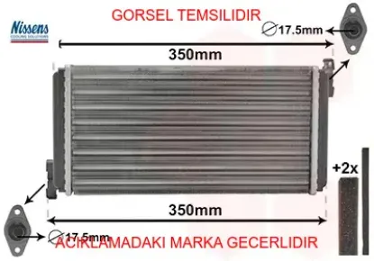 Kalorifer radyatörü 201 a0028355401 resmi