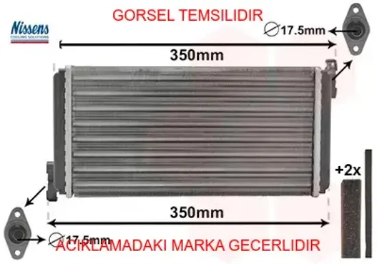 Kalorifer radyatörü 201 a0028355401 resmi