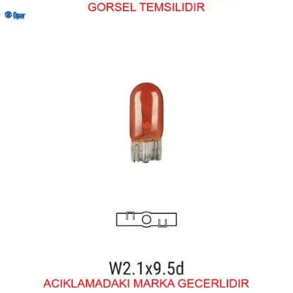 Ampul sinyal yan 159/grande punto opar 14144191 resmi