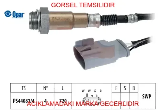 Lambda sonda sensörü opar 46349260 resmi