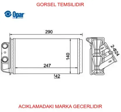 Radyatör kalorifer pal opar 46723061e resmi
