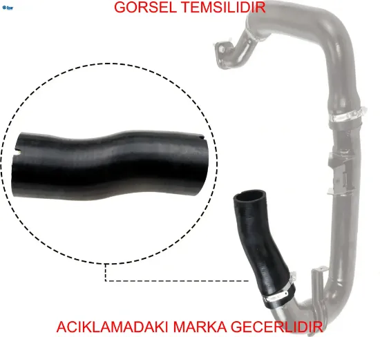 Hortum turbo soğutucusu linea opar 51780450 resmi
