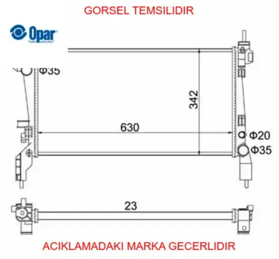 Radyatör(025) fiorino opar 51790636e resmi