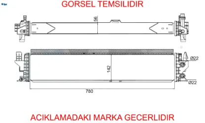 Radyatör opar 52179696 resmi