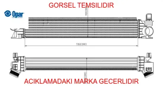 Isı değiştirici opar 53144431 resmi
