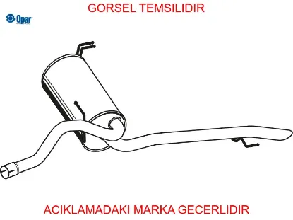 Egzoz arka opar 55188052 resmi