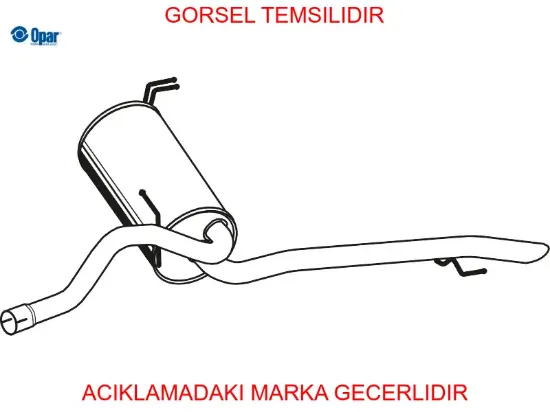Egzoz arka opar 55188052 resmi