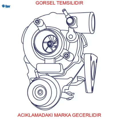 Turbo (1.3jtd) pn/ opar 55202637 resmi