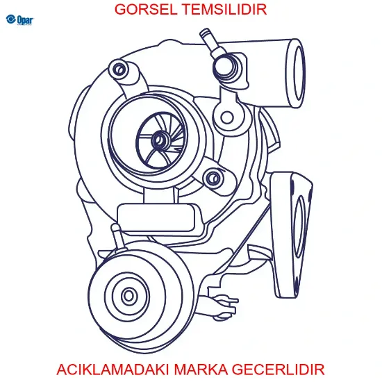 Turbo (1.3jtd) pn/ opar 55202637 resmi