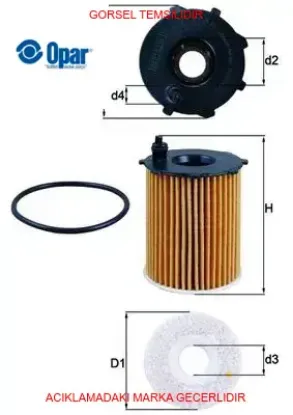 Yağ filtresi panda opar 55224598 resmi