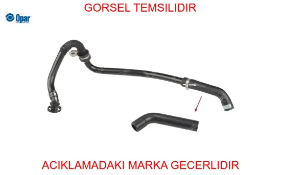 Yağ buhar borusu hortumu 500l 1.3 mtj opar 55283806 resmi