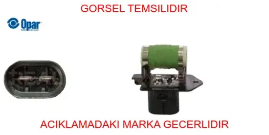 Rezistör elektrofan grande punto opar 6000633695 resmi