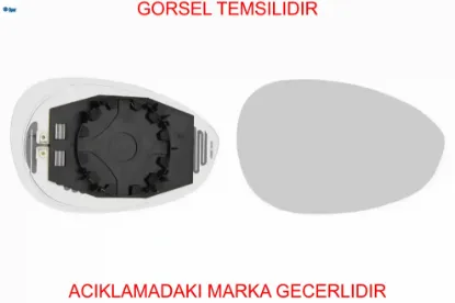 Ayna camı sol (041) grande punto opar 71740498 resmi