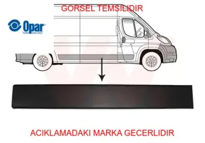 Sürgülü kapı çıta dış sağ ducato ııı-boxer 06-> opar  735422720 resmi