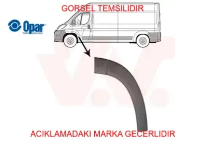 Ön çamurluk çıtası sol ducato ııı 07-> opar  735422832 resmi