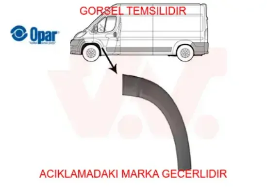 Ön çamurluk çıtası sol ducato ııı 07-> opar  735422832 resmi
