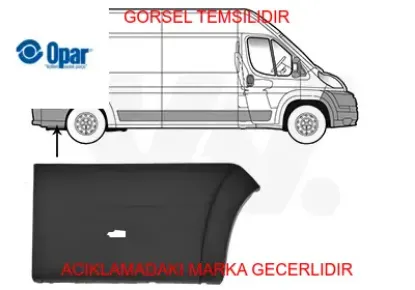 Arka yan duvar çıtası ducato ııı opar  735491685 resmi