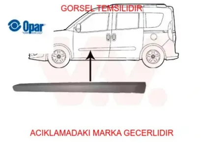 Süs çıta ön sol opar  735497895 resmi