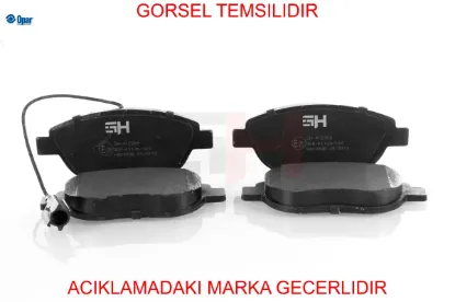 Ön fren balatası fıat 500 0,9-1,6-1,3d opar  77366481 resmi