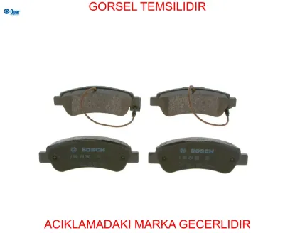 Fren balata takımı arka ducato opar 77366679 resmi
