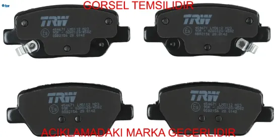 Fren balata tk arka egea opar 77367717 resmi