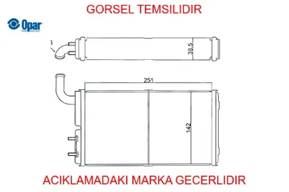 Radyatör kalorifer dks opar 85007271 resmi