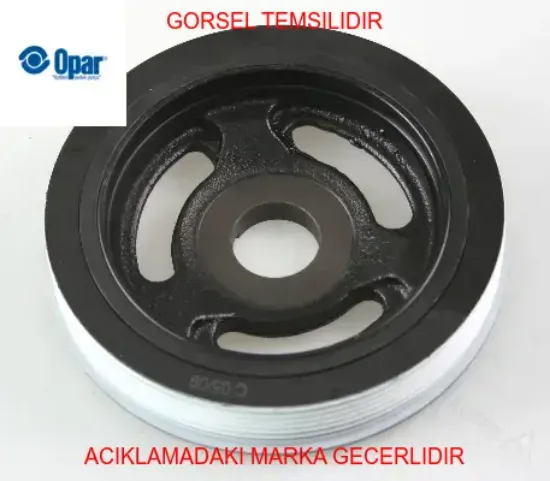 Krank kasnağı p206-p207-partner 1.6 hdı-c2-c3-nemo 1.4 hdı-c4-c5-berlıngo 1.6 hdı opar 1369546/ 0515.T3 resmi