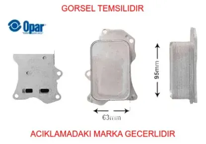Motor Yağ/su Eşanjörü - C4 Opar  9814294480  PEUGEOT, CITROEN 9814294480 resmi