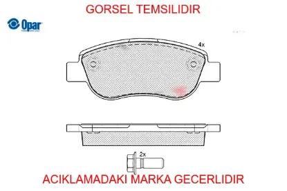 Ön fren balatası tk opar 98845340e resmi