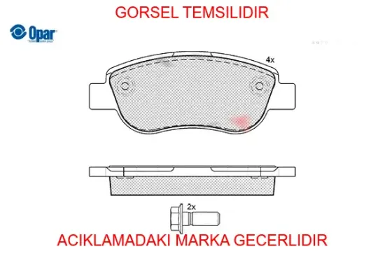 Ön fren balatası tk opar 98845340e resmi