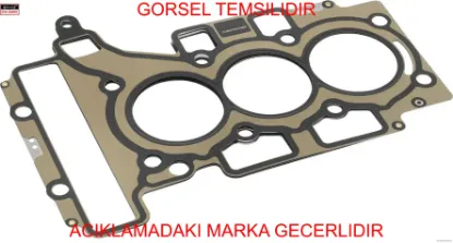 Silindir kapak contası çelik 0,65mm  108-208-2008-301-c-elysee-c4 cactus 1.2vtı/eb2 12-> 9676148680 otoconta 41703005 resmi