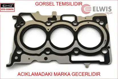 Silindir kapak contası clıo v 19 captur ıı 21 sandero ııı 21 duster 21 jogger 21  mıcra v k14 21 1.0 otoconta 110441436r resmi