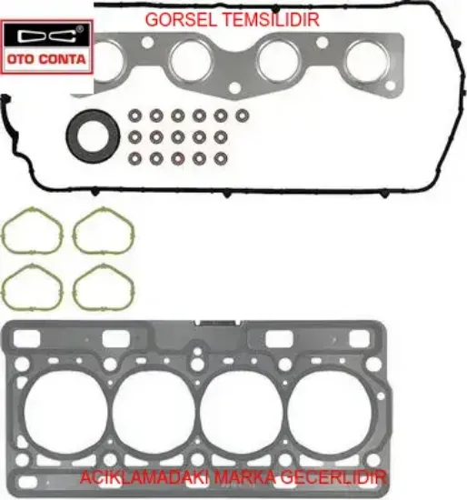 Full tk otoconta teflon kecelı subap lastıklı d4f clıo ııı 1200cc 16 v otoconta 7701475822/ 7701473503 resmi