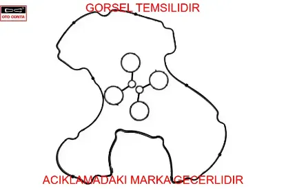 Kulbutor kapak contası grandland-207-208-308-508-3008-5008 c4-c5-ds3-ds4 1.6 thp mını n14 r55 r56 r5 otoconta 0249.E6/ 0249.E7/ 11127572851 resmi
