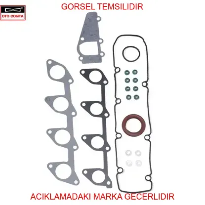 Üst tk conta skc siz keçeli subap lastikli 206-307-p406-citroen xantia 2.0hdı dw10 otoconta 0197.X3 resmi