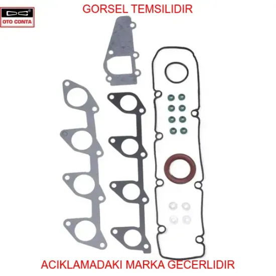 Üst tk conta skc siz keçeli subap lastikli 206-307-p406-citroen xantia 2.0hdı dw10 otoconta 0197.X3 resmi