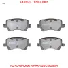 Arka fren balatası s-max 09> 06> galaxy ııı 06> s60 10> s80 06> v60 -v70 06> xc60 08>xc70 06> range otozone 6g912m008fd/ 30794554/ lr027129 resmi