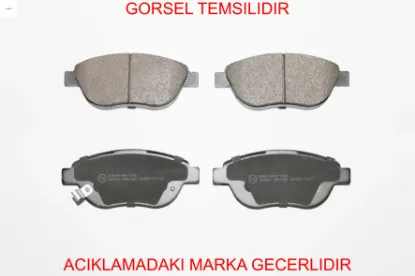 Ön balata corsa d büyük tip 1.3 cdtı 07/06 > 500l 12> 0.9t 1.4 1.3d mtj 1.6d mtj metal indikatörlü otozone 93189816/ 77366534/ 77366481 resmi